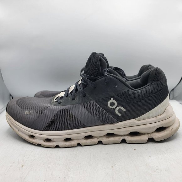 On Cloud Cloudrunner Mens 10 Black Eclipse Frost Athletic Shoes Casual Outdoors - Picture 5 of 12